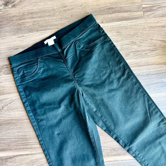 NWT H&M Skinny Super Stretch Regular Waist Jeggings Black Size 6 - Picture 3 of 11